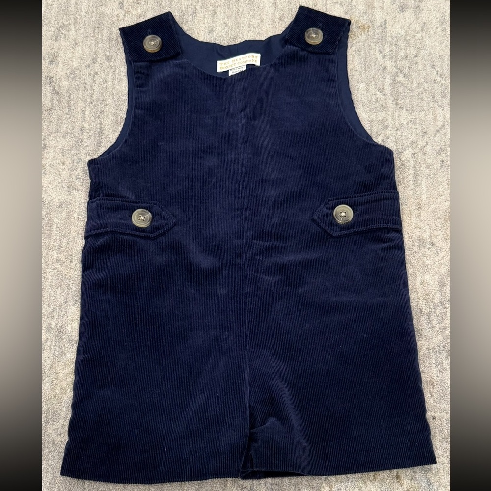 Navy blue corduroy Jon Jon